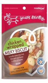 Chicken Wrapped Milky Biscuits Dog Treats