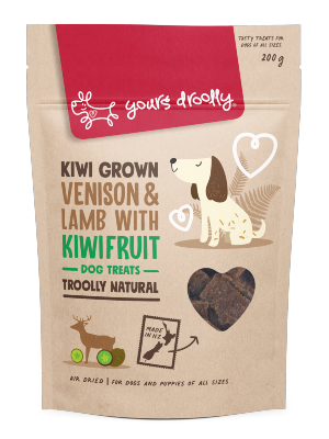 Natural Dog Treats - Kiwi Grown Venison & Lamb with Kiwifruit