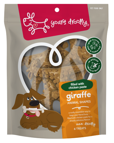 Animal Shapes Dog Treats - Giraffes