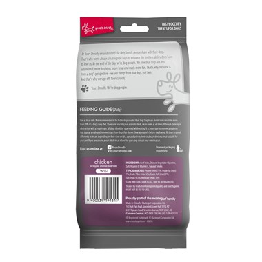 Chicken Wrapped Rawhide Twists