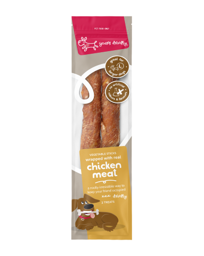 Chicken Wrapped Vegetable Sticks - Large