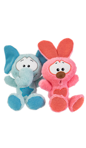 Snuggle Puppy Toys - Elephant or Rabbit