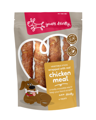 Chicken Wrapped Vegetable Sticks - Medium