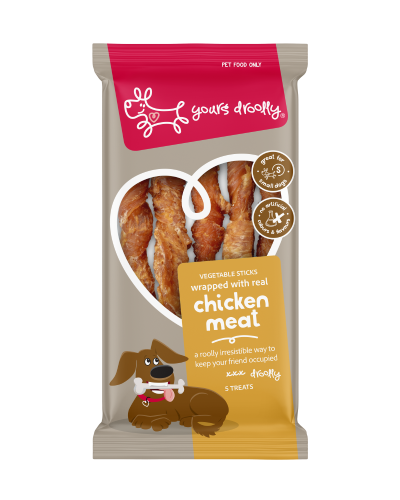 Chicken Wrapped Vegetable Sticks - Small