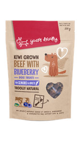 Natural Dog Treats - Kiwi Grown Beef with Blueberry