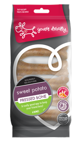 Sweet Potato Pressbone Dog Treat