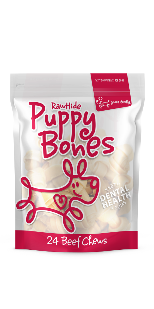 Rawhide Puppy Bones Pack