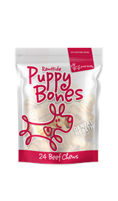 Rawhide Puppy Bones Pack